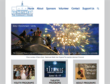 Tablet Screenshot of communityhouse.org